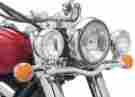 04-0468 Cobra Chrome Lightbar W 2 4 1 Spotlights Kawasaki Vn900 Vulcan