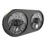 0553951 Led Headlight Dual Black 708315998066