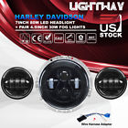 0602447450686 Harley Black Daymaker Led Headlight Housing Kit Passing 602447450686