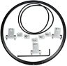 0703411 Speaker Headlight Adapter Kit Black For Ducati