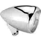 08-339 Arlen Ness Stretched Bullet Headlight Assembly With Visor H4 Halogen Chrome
