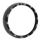 08-403 Arlen Ness Black Fire Ring Headlight Bezel White Led Running