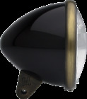 1-5100zqqa Headwinds Black Brass Front Smooth Bullet Motorcycle Headlight Housing