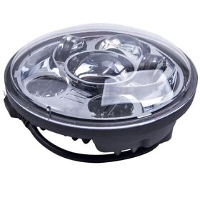 10-30v 1x 5.75inch Round Led Projection Headlight Lamp For Bike Or Motorcycle New
