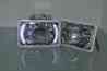 1005k Led Glass Diamond White Lens 5 Condenser H4 Headlights Assembly Cut