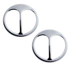 10466 United Pacific Chrome Cat Eye Headlight Cover Set Of Head