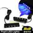 1125r Bobmoto Universal Pop5 Blue Led 12v Front Running Lights For Buell M2 Cyclone