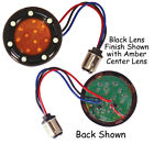 11408 Red Motorcycle Led Turn Signal Lenses For Custom Use