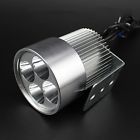 140401-074b Universal Motorcycle Led Modified Headlight Lamp Silver 619241074697