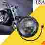 14092015 Tpuk 1 X 7 75w Motorcycle Led Projector Daymaker Philips Headlight Bulb For Harley