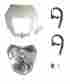 14whthea Ktm New Headlight Mask Assembly Kit White 2014-2015 Xcf-w Exc Xcw Exc-f