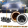 185625 Vplus Pcs Inch Round Led Headlights Assemblies Lamp 689743563135