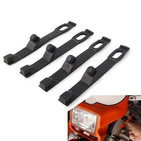 1880club 550724561290 4x Headlight Rubber Straps For Dirt Bike Motorcycle Fix Brackets Strap
