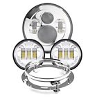 191094078003 Suparee Chrome Harley Daymaker Led Headlight Auxiliary Lamp