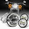 192530889702 Llx Dot Approved Chrome Led Headlight With Drl