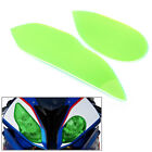 2 Pcs Green Front Headlight Guard Shield Screen Lens Cover For Bmw S1000rr 15-18