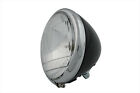 20-0327 Round Headlamp Black Fits Harley Davidson Motorcycle Models
