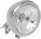 508-673-2702 20-0433 Drag Specialties 2001-0097 Diamond-style Bottom-mount 5 3 4in Headlight Assembly