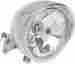20-0444 Drag Specialties Rag Specialities Diamond-style Bottom-mount 5 3 4in Headlight W Visor Chrome