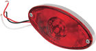 2010-0220 Drag Specialties Led Taillight For Harley Chrome With Red