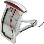 2010-0552 Drag Specialties Side Mount Taillight Curved Plate For Harley