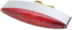 2030-0115 Drag Specialties Led Narrow Taillight For Harley Chrome With Red