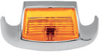 2040-0581 Drag Specialties Front Fender Tip Light For Harley Chrome Amber