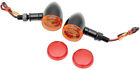 2040-1041 Drag Specialties Mini Deuce Stud Mount Bullet Marker Lights Black