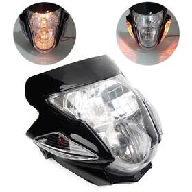 22shopde 550724724138 Transparent Motorcycle Headlight Head Lamp Turn Signal For Yamaha Streetfighter