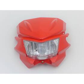 111-005 2fastmoto Acerbis Style Headlight - Street Sport Bike Dirtbike Enduro Offroad -red