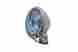 33-0292 Harley-davidson Harley 5-3 4 Blue Faceted Headlight Headlamp Chopper
