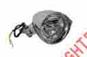 33-0659 V-twin New For Harley Davidson 4-1 2 Round Chrome Billet Headlight Custom Not D.o.t