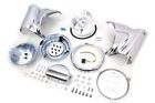 33-1428 Chrome Headlamp Cowl Nacelle Kit Harley Softail Flst