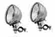 33-1610 Vt Chrome Springer Fork 12 Volt Spot Lights With Clamps And Toggle Switches For Hd
