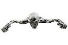 33-1936 V Twin Harley-davidson G Chrome Willie Skull Ornament 7 Inch Headlight Visor Trim Harley Softail Dyna