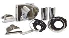 36824 Mid Usa Harley Softail Fatboy Chrome Headlight Nacelle Conversion Kit