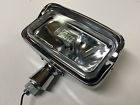 38-1-1-06 Dixie Vintage Chopper Rectangular Headlight 6v Panhead Shovelhead Bobber Chrome Nos