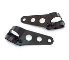 66-35810 40mm Matte Black Headlight Fork - Tubes 32mm Brackets Cafe Emgo