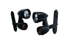419321 Kuryakyn Fairing Mounted Driving Lights Passing Lamps Harley Gloss Black