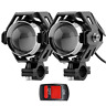 4350375828 Eigiis Motorcycle Headlight Led Fog Llights Spotlight Drl 689737271824