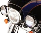 45211 Ciro Fang Headlight Bezel Black Harley Davidson