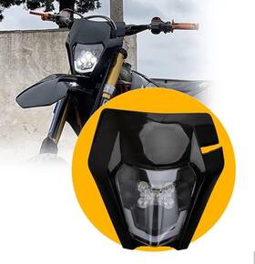 Ym-4693-og 485motorsports Universal Headlight Lamp For Sx Sxf Xc Xcw Exc Xcf Motocross Supermoto Dirt Bike