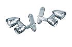 494756 Kuryakyn Fairing Mounted Driving Lights Passing Lamps Harley Chrome