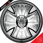 T50x00-sr 4in. Skull 3 5 Headlight Ironcross Diamond-cut - Adjure
