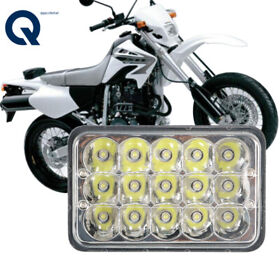 Qs345440qr 4x6inch Fit For Suzuki Drz400s Drz400sm Led Hi Lo Projector Sealed Beam Headlight