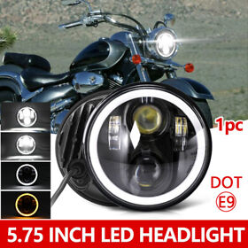 M002zq 5-3/4inch 5.75 Inch Led Headlight Drl Motor Lamp Fit For Suzuki Boulevard 2005-2015