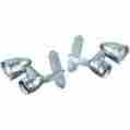 5005 Kuryakyn Driving Lights Chrome Clear Harley Flstfi Softail Fat Boy 2001-2006