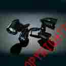5052 Kuryakyn Gloss Black Driving Lights With Turn Signals
