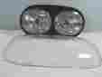 50r-000027 Harley Davidson Touring Stock Dual Headlamp Assembly Clear Lens Cover 0104