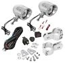 55-365 Show Chrome Highway Bar Mini Halogen Driving Light Kit